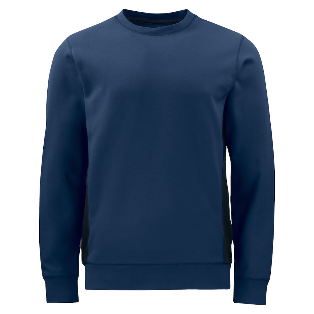 Sweatshirt med kontrastfärg - [yrkesklader_for_proffs]