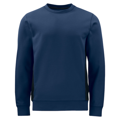 Sweatshirt med kontrastfärg - [yrkesklader_for_proffs]